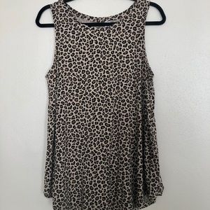 Old Navy Cheetah Print Tank NWT